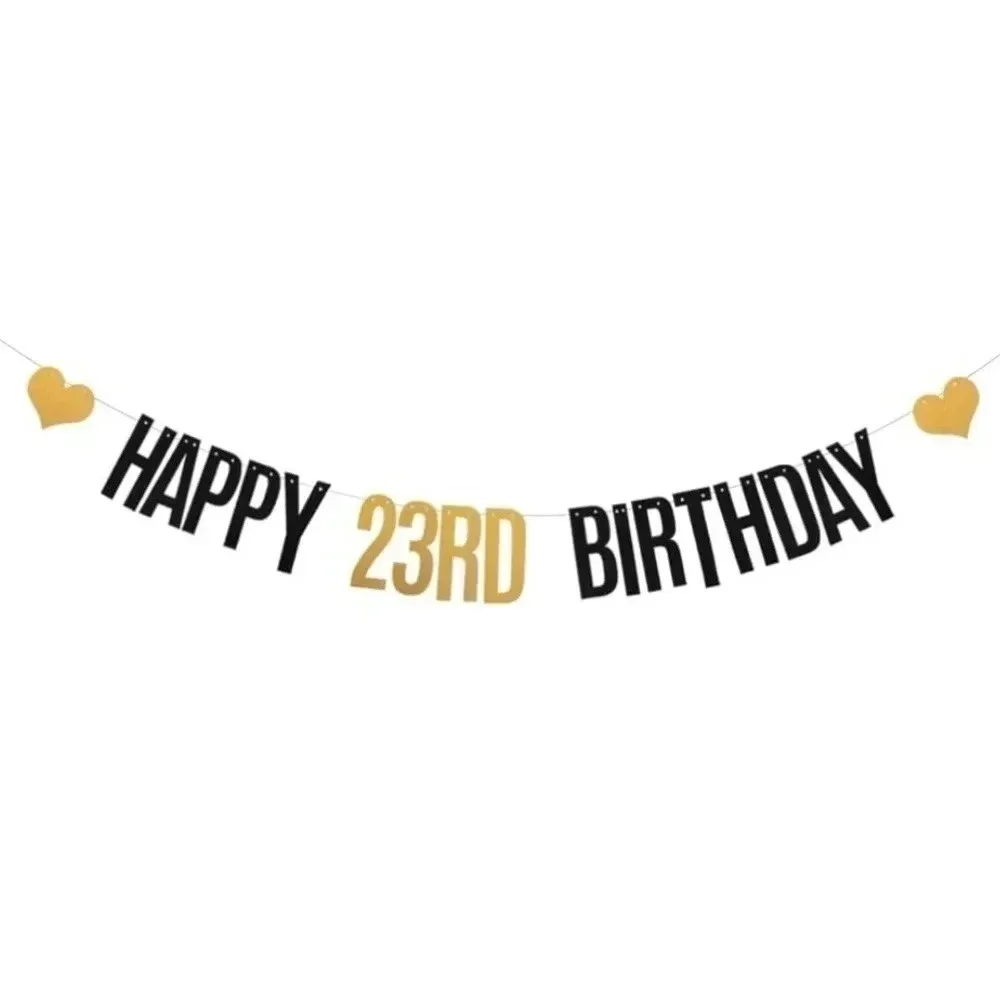 Happy 23rd Birthday Banner